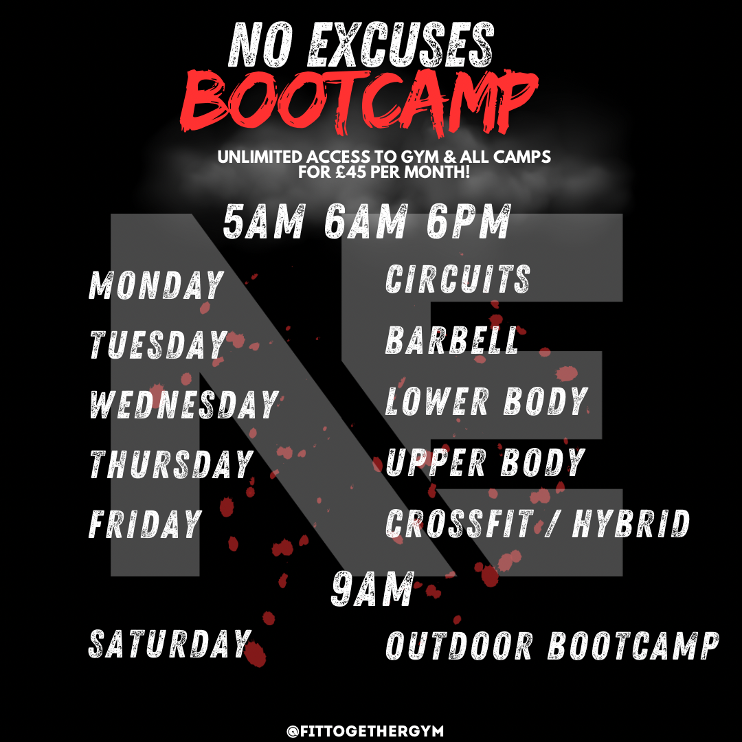 NO EXCUSES CAMP MEMBERSHIP